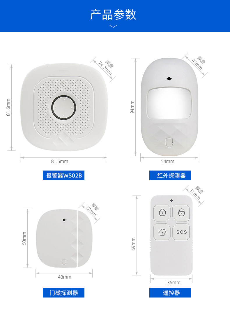 wifi涂鸦报警系统